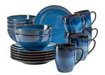 Frühstücksset Ossia (18-tlg) Blau - Keramik - 21 x 1 x 21 cm