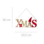 XMAS, Weihnachtsschriftzug H盲ngedeko