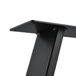 Tischgestell (2er-Set) Schwarz - 40 x 40 cm