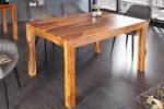 Esstisch PURE Braun - Massivholz - Holzart/Dekor - 120 x 76 x 70 cm