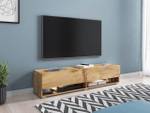 TV-Lowboard A140 Braun - Holzwerkstoff - 140 x 30 x 33 cm