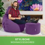 Gaming Sitzsack + Hocker "Cozy+Cube" Violett