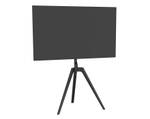 TV-Ständer LUMFS35-44F-01_ZWART Schwarz - Massivholz - Holz teilmassiv - 77 x 135 x 50 cm