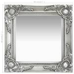 Wandspiegel im Barock-Stil 3002665-3 Silber - 40 x 40 cm