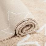 Waschbarer Baumwollteppich, STERNE Beige