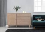 Sideboard M43 Braun - Holzwerkstoff - Holz teilmassiv - 120 x 77 x 38 cm