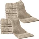 Seiftuch 12er-Pack 166401 Taupe