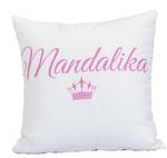 Kissenhülle Mandalika bunt Weiß - Textil - 45 x 1 x 45 cm
