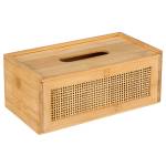 Kosmetiktücherbox ALLEGRE BAMBOO Braun - Bambus - 25 x 10 x 13 cm