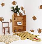Kinderteppich LOTTAH Gelb - Kunststoff - Textil - 100 x 150 x 150 cm