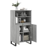 Highboard DE3649 Eiche Grau Dekor