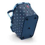 Einkaufskorb carrybag Frame Dots Blue Blau - Kunststoff - 48 x 29 x 28 cm