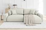 Hildegarde Ecksofa mit Bettfunktion Beige - Ecke davorstehend rechts