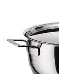 Kasserolle Pots&Pans Silber - Metall - 2 x 10 x 28 cm