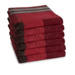 Küchentuch - 50x55cm - Rot - 6 Stück Rot - Textil - 50 x 6 x 55 cm