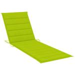 Chaise longue 3009264-2 Vert clair - Profondeur : 123 cm