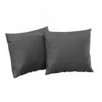 coussins lounge lot de 2 Gris - Nombre de pièces dans le lot : 2