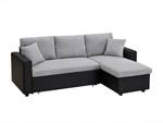 Schlafsofa GAZUR Schwarz - Textil - 148 x 84 x 223 cm