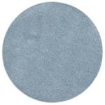 Hochflor Velours Teppich Luna Mix Rund Blau - 100 x 100 cm