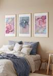 Aquarell Pink Pastell Poster Papier - 70 x 50 x 70 cm