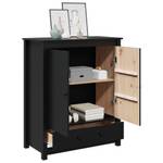 Highboard DE6993 Schwarz - Massivholz - 42 x 100 x 83 cm