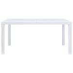 Gartentisch Weiß - Kunststoff - 150 x 72 x 150 cm