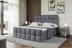 Boxspringbett RICAR-Z Dunkelgrau - Breite: 160 cm - H3