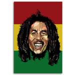 Bild auf leinwand Bob Marley Musiker