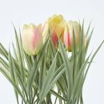 Kunstblumen cm Tulpen wei脽em Topf in 22