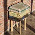 Decken Inlet Braun - Textil - 200 x 2 x 140 cm