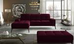 Ecksofa TORREN Bordeaux - Ecke davorstehend links