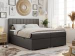 Boxspringbett ALLY Breite: 180 cm - H3 - Kunstleder