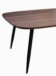 Table repas Bridge Marron - Bois massif - Bois/Imitation - 200 x 77 x 100 cm