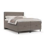 Boxspringbett Nea Braun - Breite: 140 cm