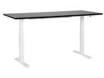 Table à hauteur ajustable DESTINES Noir - Blanc - 180 x 63 x 80 cm