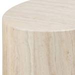 Table d'appoint Equicola Beige - Papier - 33 x 40 x 48 cm