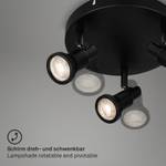 LED Spotleuchte, schwarz, 3xLED/GU10 21 x 21 cm