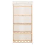 Armoire 297467 Blanc - Textile - Bois/Imitation - 40 x 170 x 79 cm