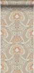 Tapete Blumenmuster im Jugendstil 7091 Beige