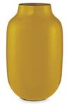 Ovale Vase Metall I Gelb - Metall - 18 x 30 x 18 cm