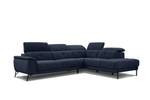 Ecksofa Avena 5-Sitzer Marineblau