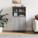 Highboard DE3906 Eiche Grau Dekor