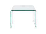 Table de chevet SUZANA Lot de 2 Verre - 40 x 40 x 50 cm