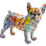 Deko Figur Grafitti Dog Kunststoff - Stein - 24 x 22 x 12 cm