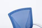 Chaise de bureau Tracy Bleu - Blanc