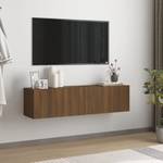 Meuble tv mural 3002089-3 Marron - Bois manufacturé - 120 x 30 x 30 cm