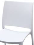 Chaises de jardin Meton Blanc - Matière plastique - 42 x 81 x 49 cm