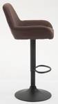 Tabouret de bar Braga Marron - Noir