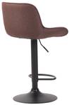 Tabouret de bar Lentini Marron - Noir