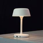 Lampe de Table rechargeable Valencia Blanc - Métal - 20 x 30 x 20 cm
